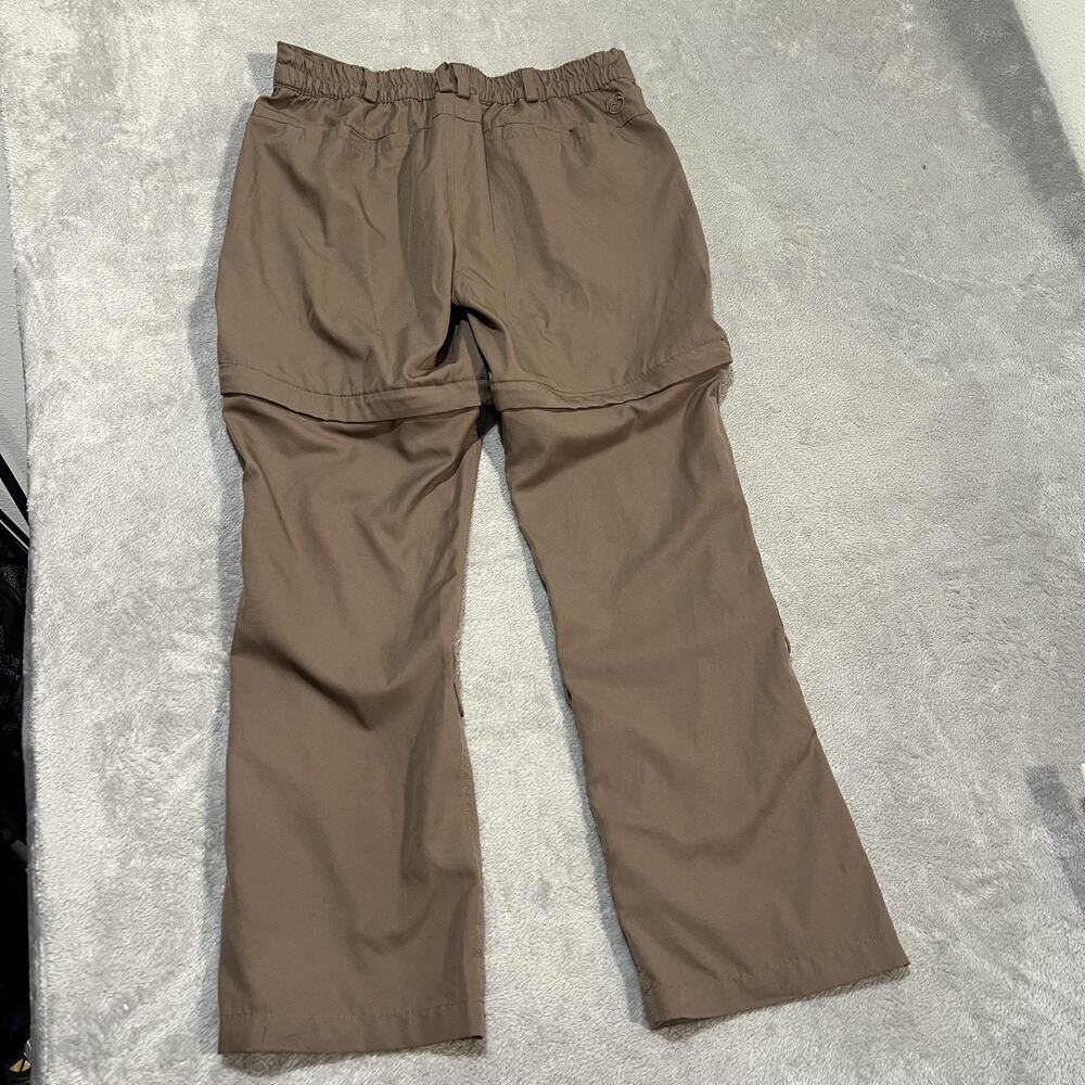 Magellan Outdoors Pants Womens Large Brown Hiking Convertible Zip Off Trail - Picture 4 of 10